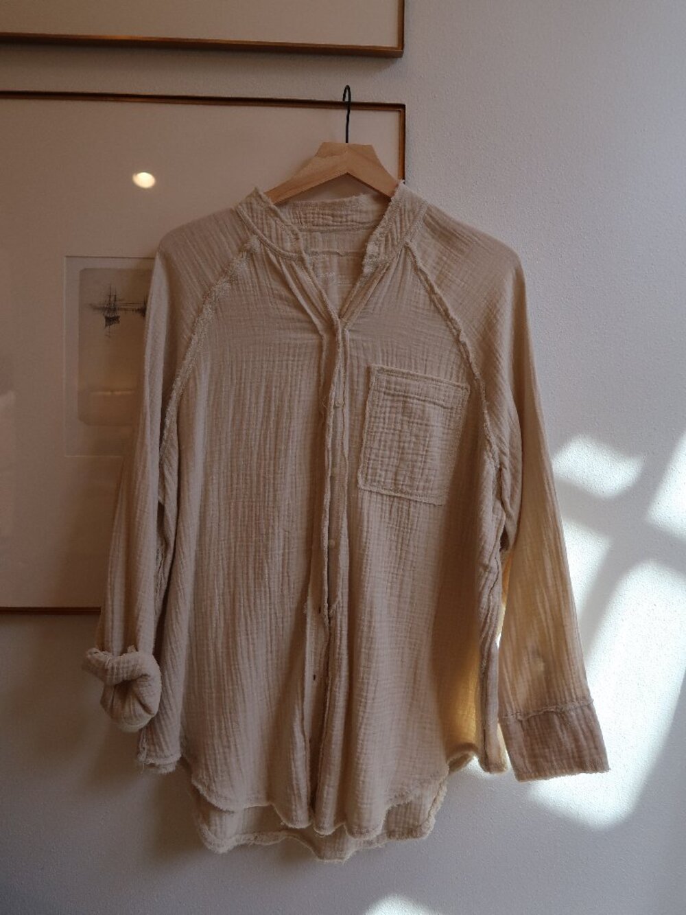Aerie Daybreak Cover Up Shirt